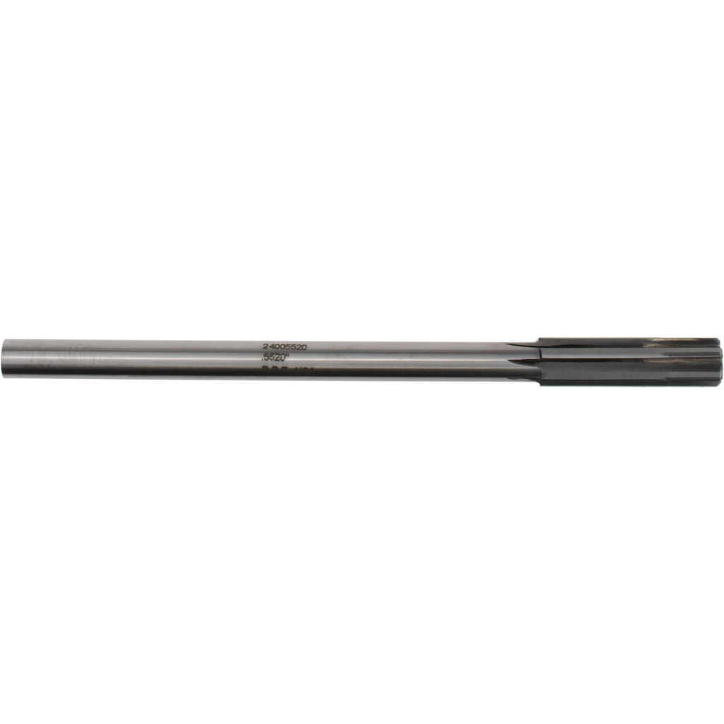 Made in USA 24005520 Chucking Reamer: 0.552" Dia, 8" OAL, 2" Flute Length, Straight Shank, Solid Carbide Image