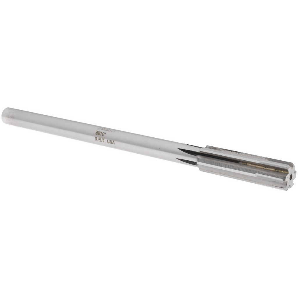 Made in USA 24005610 Chucking Reamer: 0.561" Dia, 8" OAL, 2" Flute Length, Straight Shank, Solid Carbide Image