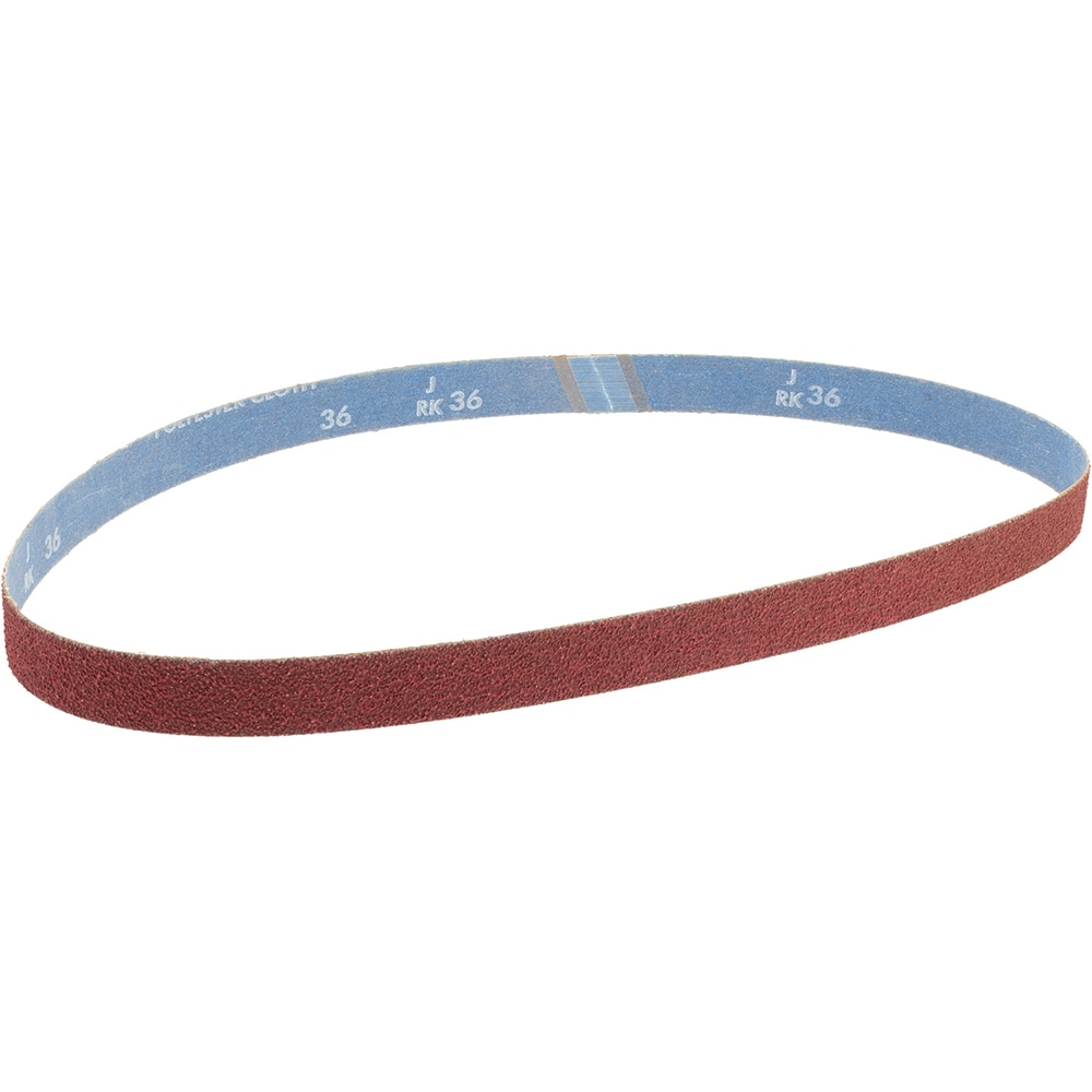 Abrasive Belt: 1" Wide, 42" OAL, 36 Grit, Ceramic