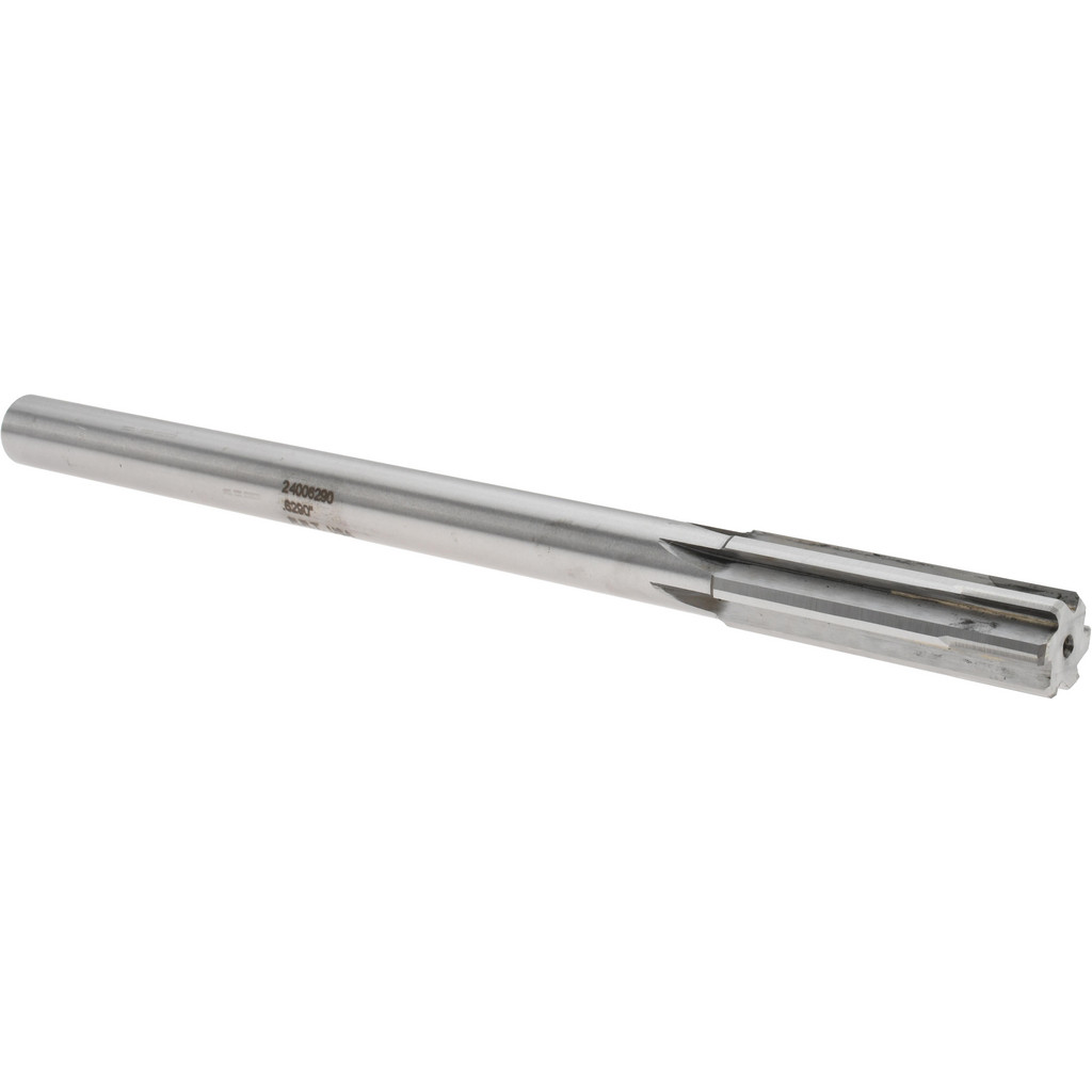 Value Collection 24006290 Chucking Reamer: 0.629" Dia, 9" OAL, 2-1/4" Flute Length, Straight Shank, Solid Carbide Image