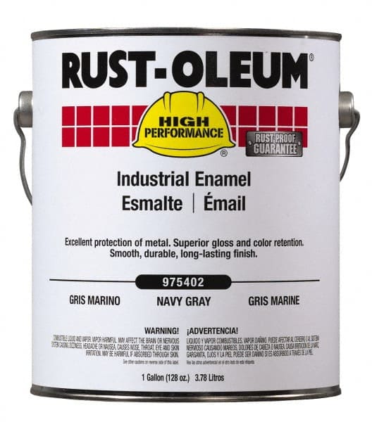Rust-Oleum 559402 Industrial Enamel Paint: 10 gal, Gloss, International Orange 