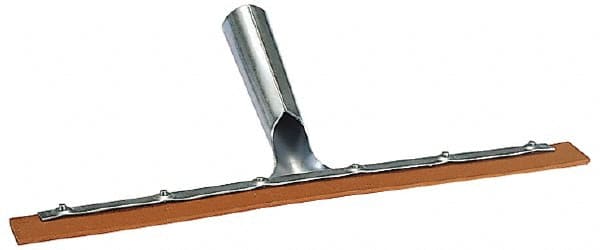 Squeegee: 12" Blade Width, Rubber Blade, Tapered Handle Connection