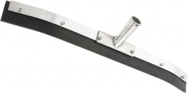 Weiler 45510 Squeegee: 24" Blade Width, Rubber Blade, Tapered Handle Connection 