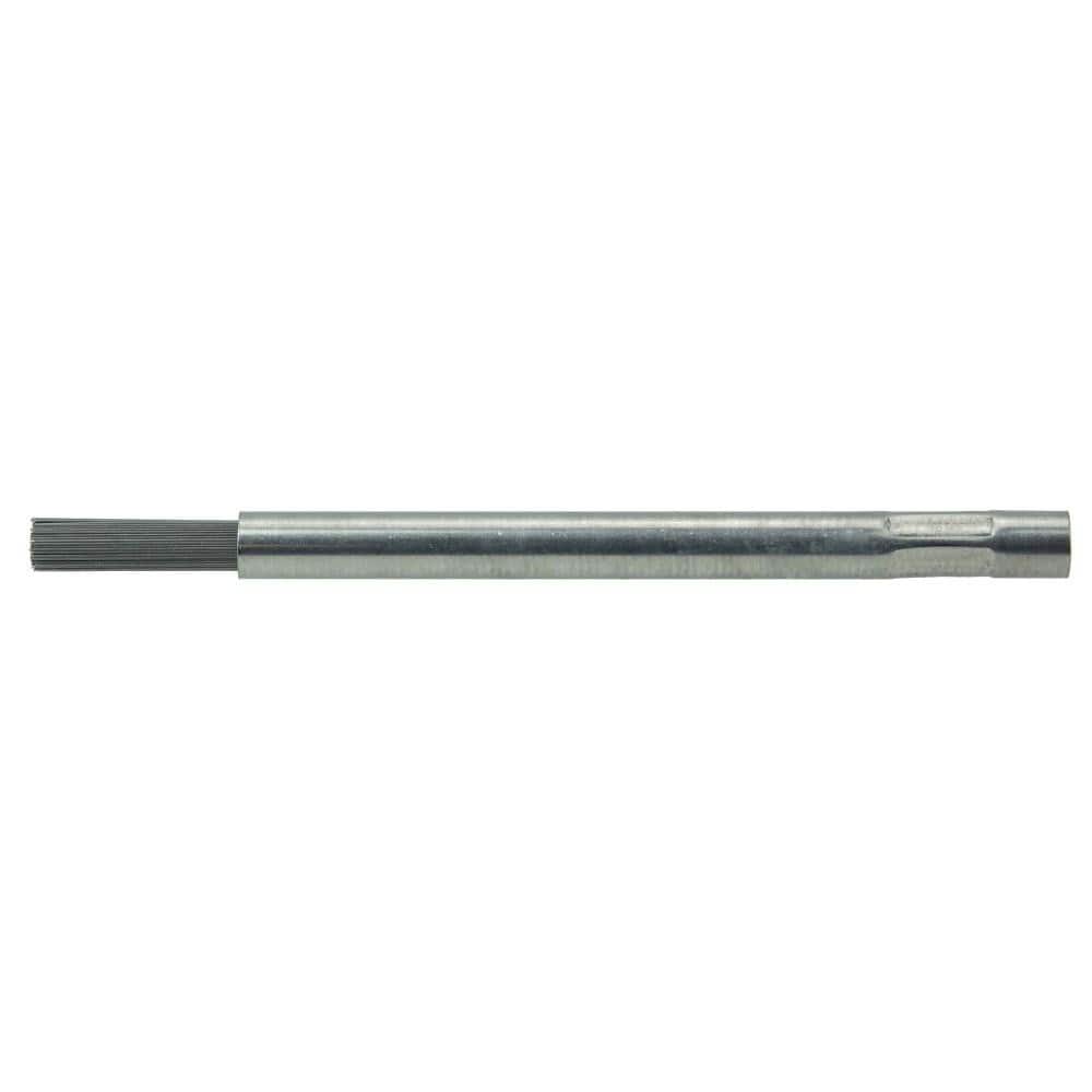 Weiler 99825 End Brushes: 1/4" Dia, Steel, Crimped Wire 