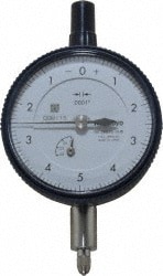 Mitutoyo 2803A-10 Dial Drop Indicator: 0.025" Range, 0-5-0 Dial Reading, 0.0001" Graduation, 2-3/16" Dial Dia Image