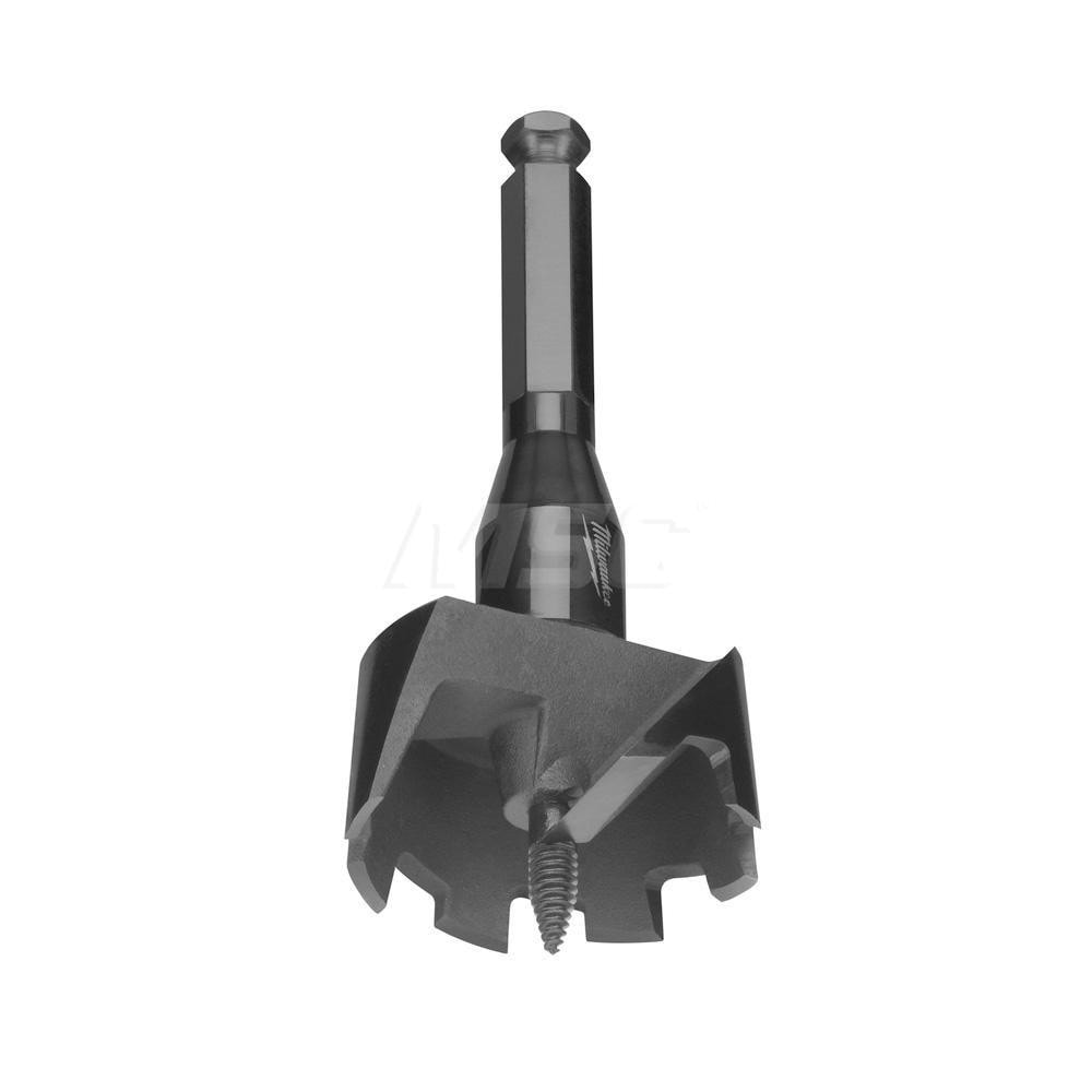 1-1/4", 7/16" Hex Shank, Bright Finish, Cobalt Self Feed Drill Bit