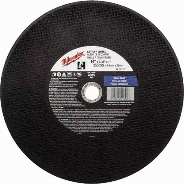 Cutoff Wheels; Hole Size: 20.00 ; Abrasive Material: Aluminum Oxide ; Reinforced: Reinforced ; Grit: 24 ; Bond Type: Resinoid ; Wheel Type Number: Type 1 (01/41)