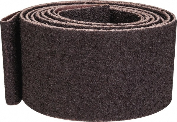 Abrasive Belt: 2" Wide, 132" Long, 36 Grit, Aluminum Oxide