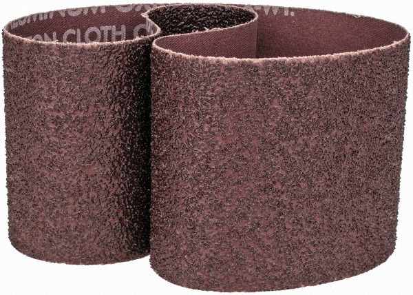 Abrasive Belt: 3" Width, 36 Grit, Aluminum Oxide