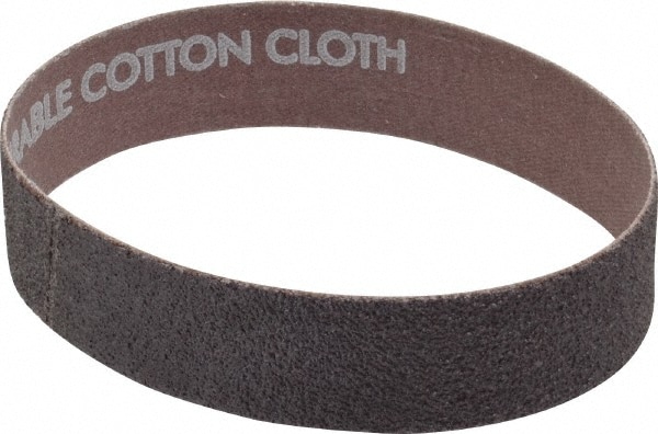 Abrasive Belt: 1" Wide, 12" Long, 40 Grit, Aluminum Oxide