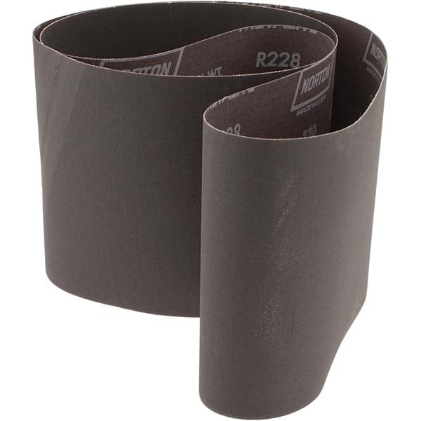 Norton 78072728837 Abrasive Belt: 6" Wide, 60" Long, 320 Grit, Aluminum Oxide Image