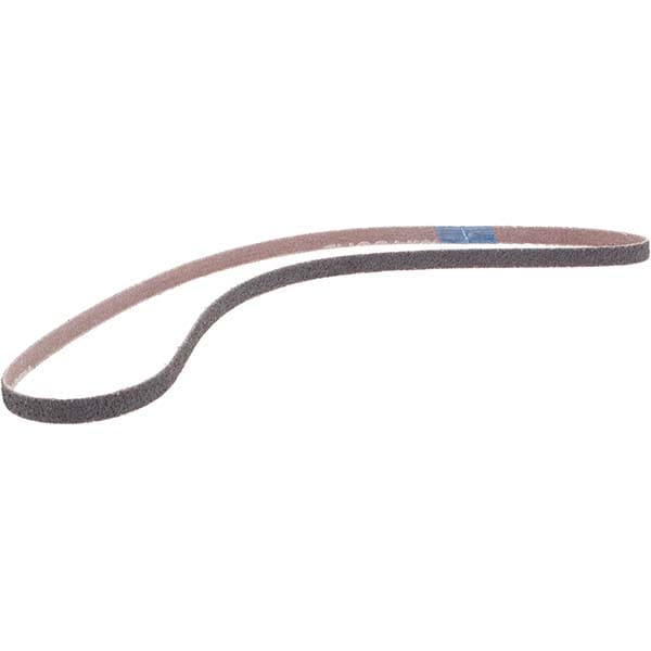 Abrasive Belt: 1/4" Wide, 24" Long, 40 Grit, Aluminum Oxide