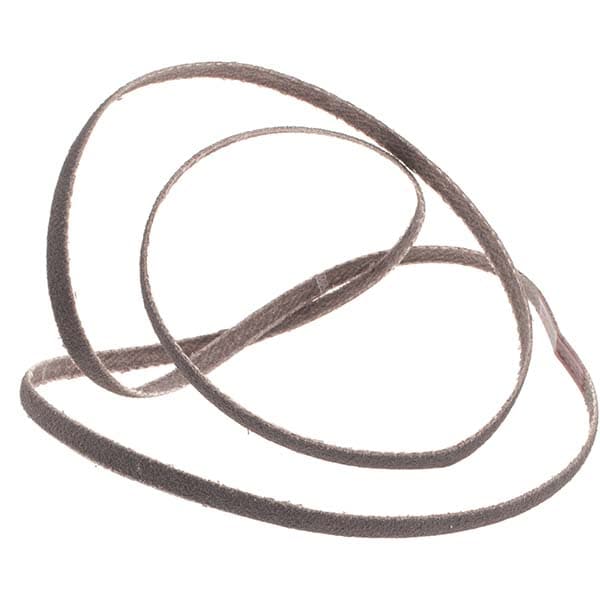Abrasive Belt: 1/8" Wide, 24" Long, 120 Grit, Aluminum Oxide