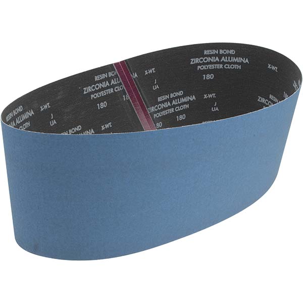 Norton Abrasive Belt 6" Wide, 48" OAL, 180 Grit, Zirconia Alumina