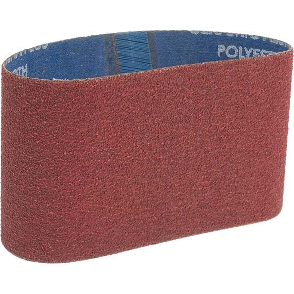 Abrasive Belt: 3-1/2" Wide, 15-1/2" Long, 50 Grit, Ceramic