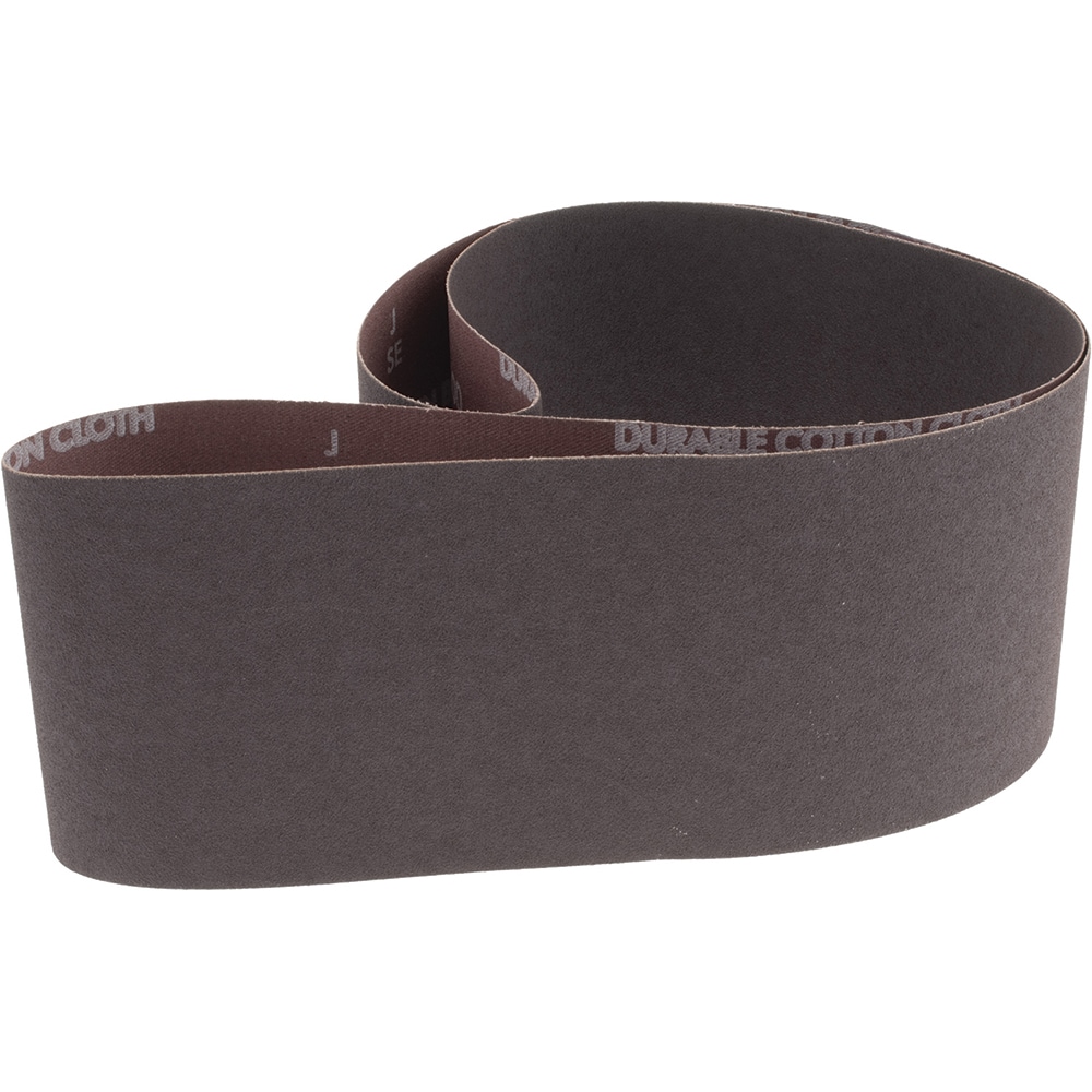 Abrasive Belt: 4" Wide, 48" Long, 100 Grit, Aluminum Oxide