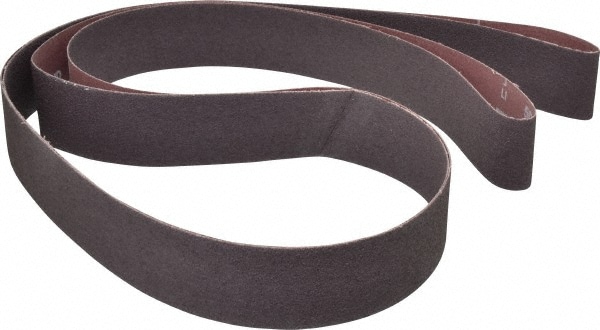 Abrasive Belt: 2" Wide, 132" Long, 50 Grit, Aluminum Oxide