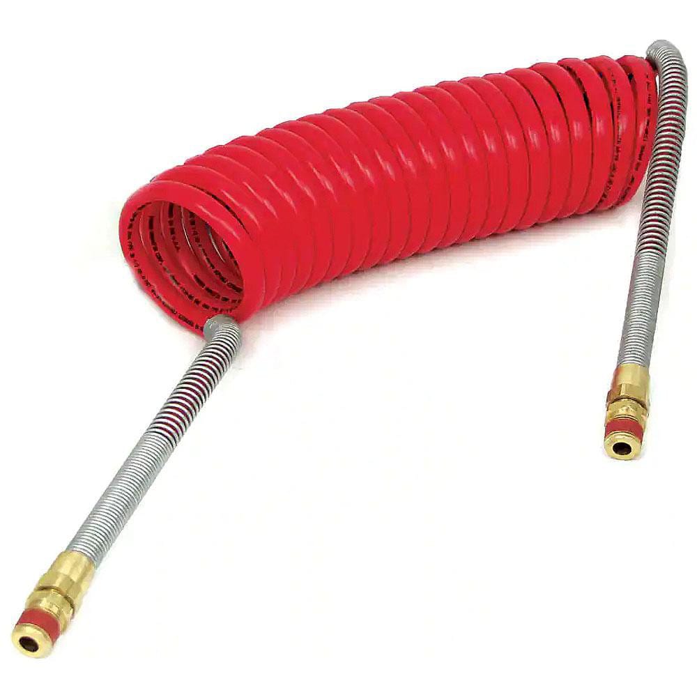 Parker 731513-RED Coiled & Self Storing Hose: 3/8" ID, 15 Long, Parker NTA Image