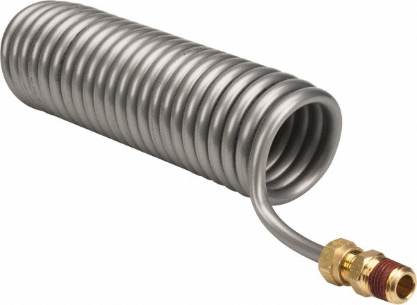Coiled & Self Storing Hose: 4-1/2' Long, Parker NTA