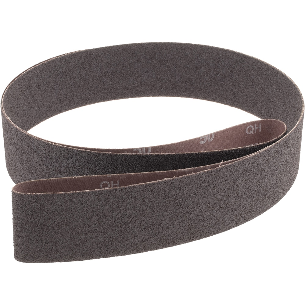 Abrasive Belt: 2" Wide, 72" Long, 50 Grit, Aluminum Oxide