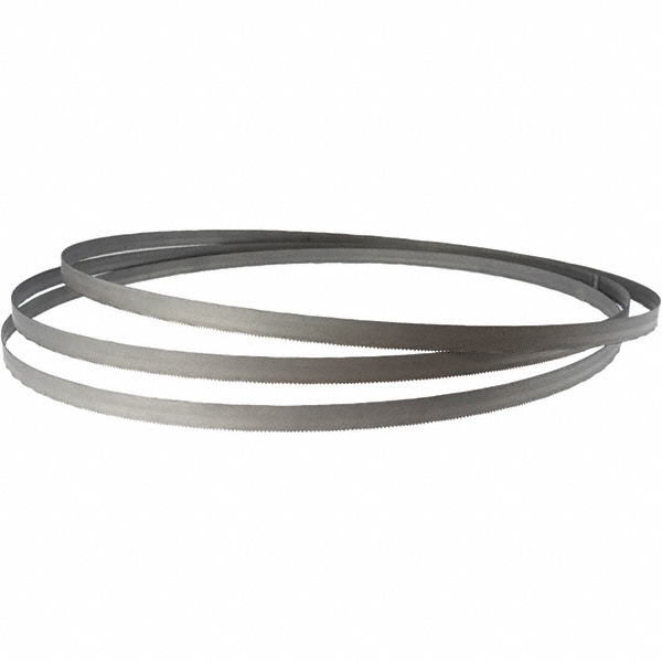 Portable Bandsaw Blade: 2' 8-7/8" Long, 1/2" Wide, 0.02" Thick, 14 to 18 TPI - Bi-Metal, Toothed Edge