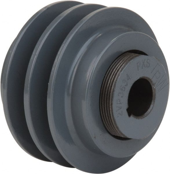 TB Woods 2VP5078 7/8" Inside Diam x 4-3/4" Outside Diam, 2 Groove, Variable Pitched Type 2 Sheave 