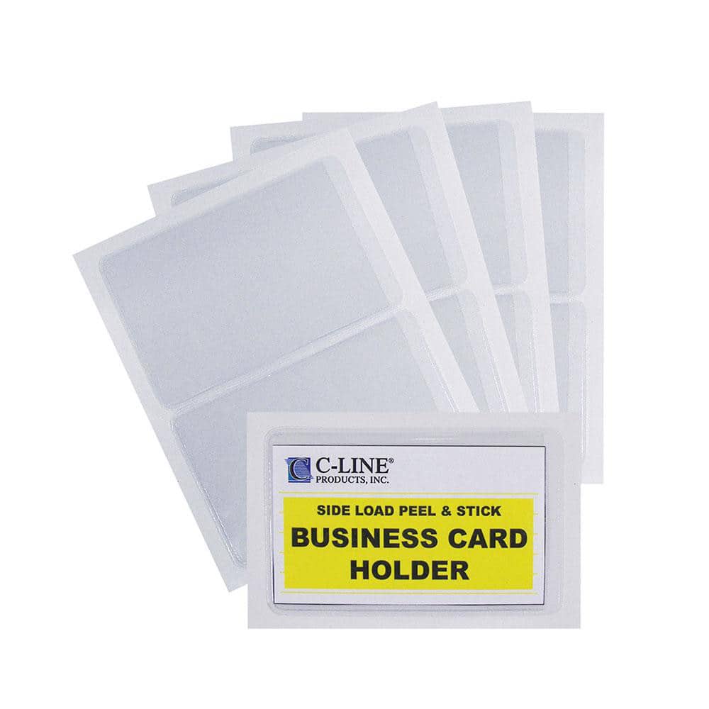 10 Pc Business Card & ID Protector: Clear