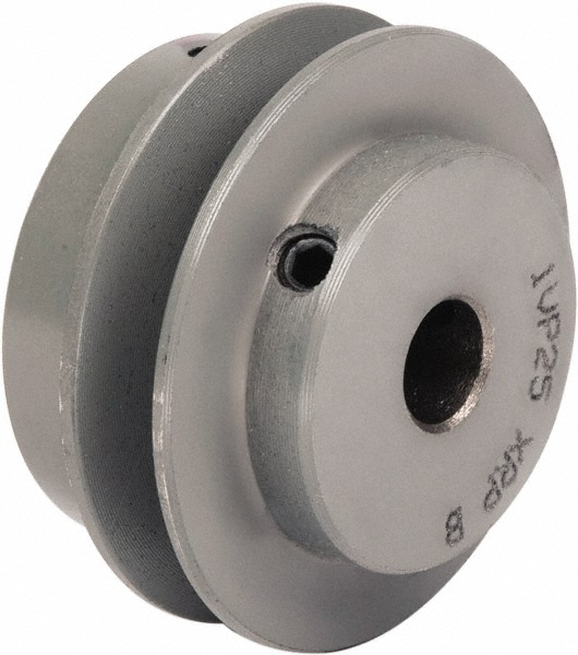 7/8" Inside Dia x 4-3/4" Outside Dia, 1 Groove, Variable Pitched Type 1 Sheave - Belt Sections 3L, 4L, A, 5L & B, 2" Sheave Thickness, 25/32" Side Groove Thickness 11/16 to 1-1/16" Face Width