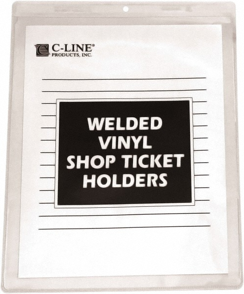 50 Pc Shop Ticket Holder: Clear - 12" OAH, 9" OAW