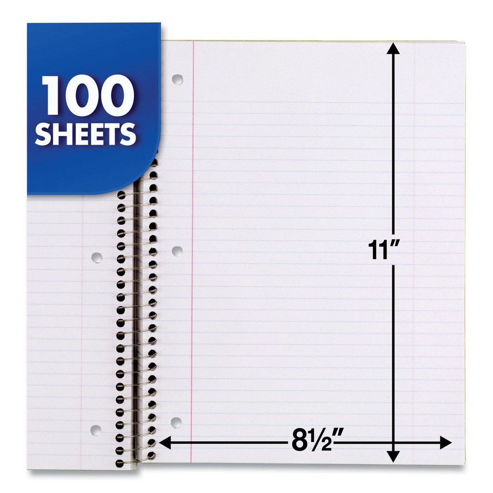 Mead - Notebook: 100 Sheets, 8-1/2 x 11