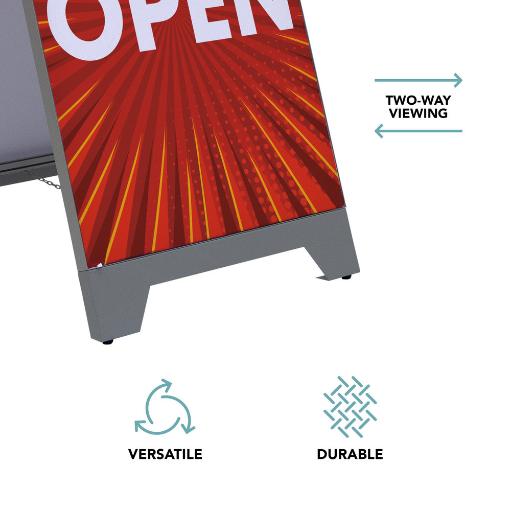 Showdown Sign Showdown Displays - Cone & A-Frame Floor Signs: Sign Type: Security ...