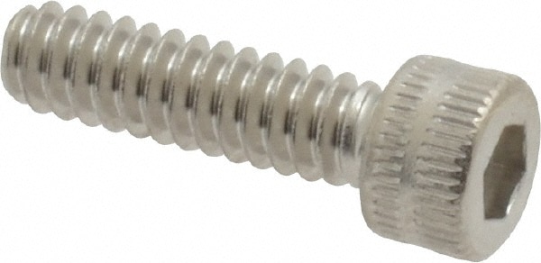 Value Collection R82232682 Socket Cap Screw: #6-32, 1/2" Length Under Head, Socket Cap Head, Hex Socket Drive, Stainless Steel, Uncoated Image