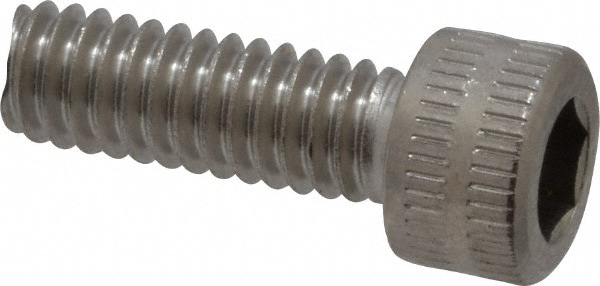 Value Collection R82232322 Socket Cap Screw: #8-32, 1/2" Length Under Head, Socket Cap Head, Hex Socket Drive, Stainless Steel, Uncoated Image