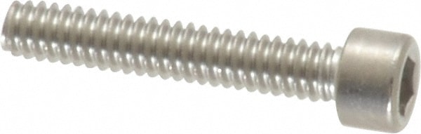 Value Collection R82232844 Socket Cap Screw: #2-56, 1/2" Length Under Head, Socket Cap Head, Hex Socket Drive, Stainless Steel, Uncoated Image