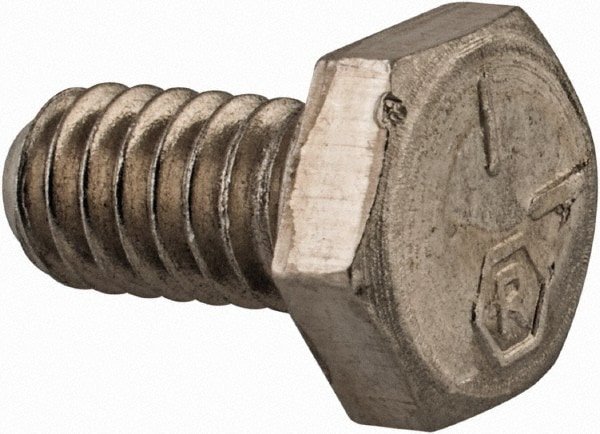 Value Collection R82234846 Hex Head Cap Screw: 1/4-20 x 1/2", Grade 18-8 Stainless Steel, Uncoated Image