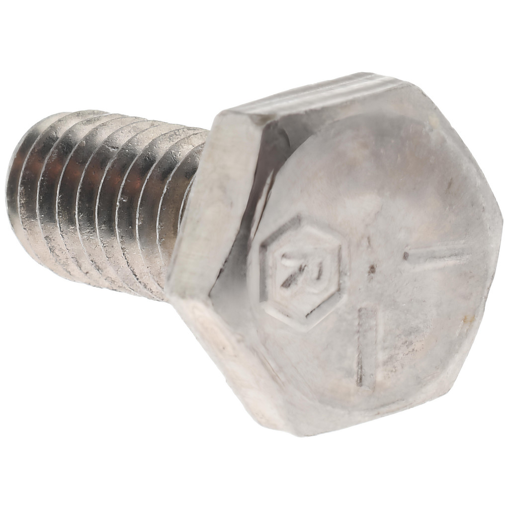 Value Collection R82234802 Hex Head Cap Screw: 1/4-20 x 5/8", Grade 18-8 Stainless Steel, Uncoated Image