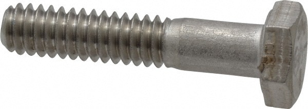 Value Collection R82234942 Hex Head Cap Screw: 1/4-20 x 1-1/4", Grade 18-8 Stainless Steel, Uncoated Image