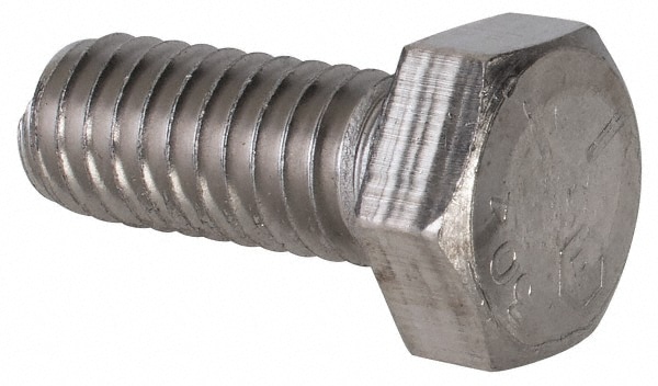 Value Collection R82234994 Hex Head Cap Screw: 5/16-18 x 3/4", Grade 18-8 Stainless Steel, Uncoated Image