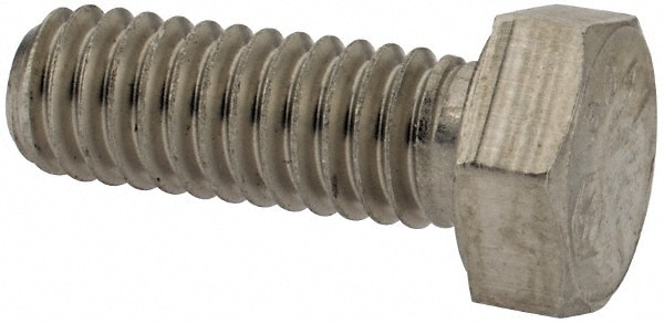 Value Collection R82230449 Hex Head Cap Screw: 5/16-18 x 7/8", Grade 18-8 Stainless Steel, Uncoated Image