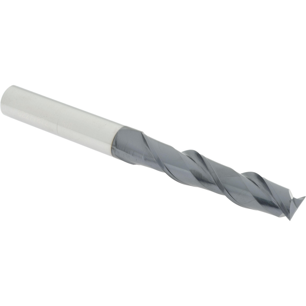Accupro 12181769 Square End Mill: 5/8 Dia, 3 LOC, 5/8 Shank Dia, 6 OAL, 2 Flutes, Solid Carbide Image