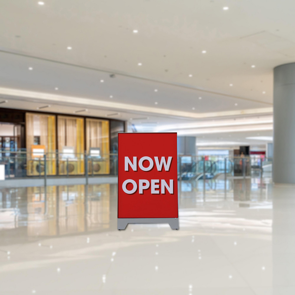 Showdown Sign Showdown Displays - Cone & A Frame Floor Signs; Sign Type: Security ...
