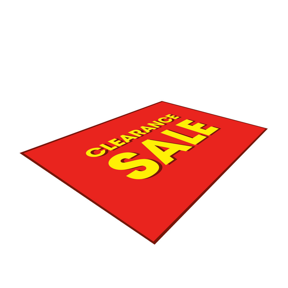 Showdown Displays - Cone & A-Frame Floor Signs: Sign Type: Security ...