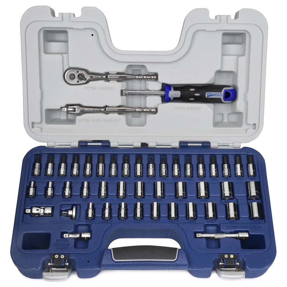 Williams Socket Set Socket Set 47 Pc, MSC Direct