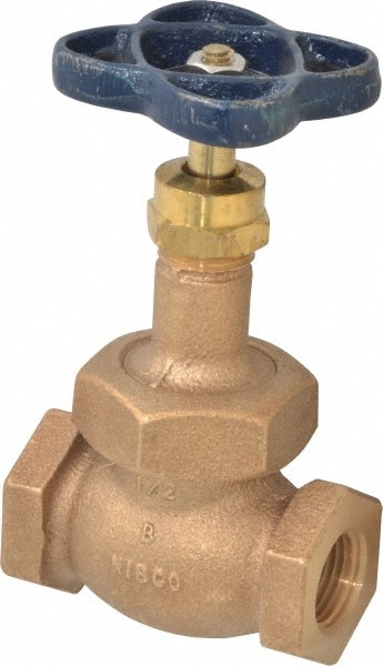 NIBCO NL34006 1/2" Pipe, Threaded Ends, Bronze Integral Globe Valve Image