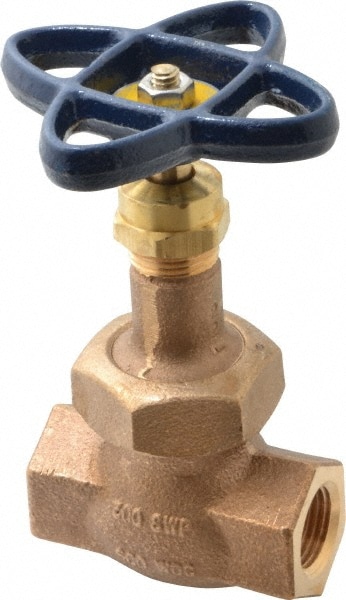 NIBCO NL3W006 1/2" Pipe, Threaded Ends, Bronze Integral Globe Valve Image