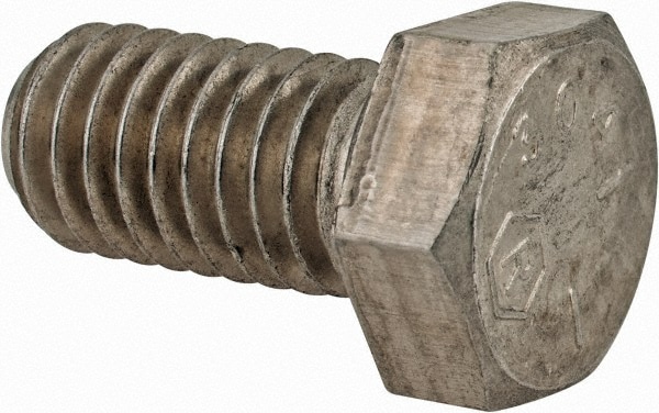 Value Collection R82222680 Hex Head Cap Screw: 3/8-16 x 3/4", Grade 18-8 Stainless Steel, Uncoated Image