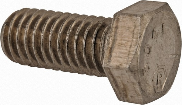 Value Collection R82222692 Hex Head Cap Screw: 3/8-16 x 7/8", Grade 18-8 Stainless Steel, Uncoated Image