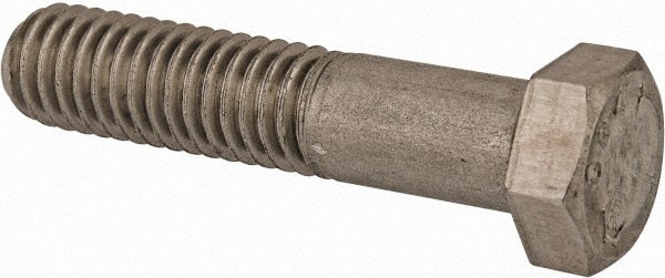 Value Collection R82222342 Hex Head Cap Screw: 3/8-24 x 2", Grade 18-8 Stainless Steel, Uncoated Image