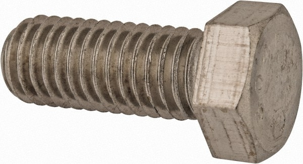 Value Collection R82222818 Hex Head Cap Screw: 1/2-13 x 1-1/4", Grade 18-8 Stainless Steel, Uncoated Image