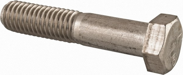 Value Collection R82222809 Hex Head Cap Screw: 1/2-13 x 2-1/2", Grade 18-8 Stainless Steel, Uncoated Image